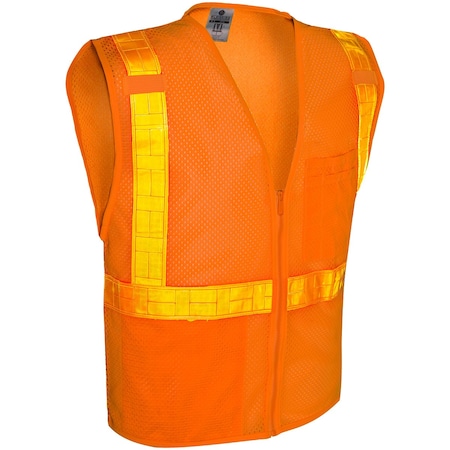 Kishigo XL, Orange Class 2, Oralite All Mesh Vest 1077-XL